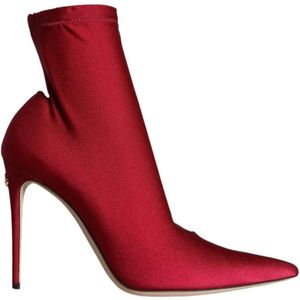 Dolce & Gabbana, Dames, Schoenen, Rood, Maat: 39 EU Nylon,