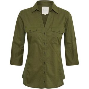 Part Two, Dames, Blouses & Shirts, Groen, Maat: XS Katoen,