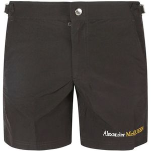 Alexander McQueen, Heren, Korte broeken, Bruin, Maat: S