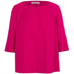 Liviana Conti, Dames, Blouses & Shirts, Roze, Maat: S Katoen,