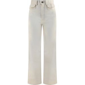 Chloé, Dames, Jeans, Wit, Maat: XS