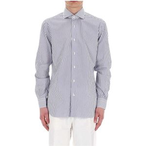 Barba, Heren, Overhemden, Veelkleurig, Maat: M Katoen,