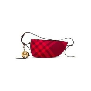 Burberry Rode Geruite Tas , Red , Dames , Maat: ONE Size