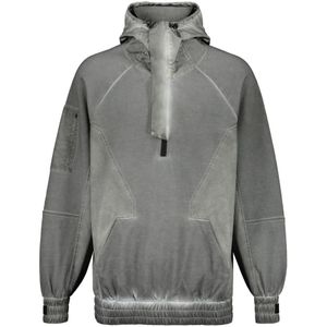 Iso.poetism, Heren, Sweatshirts & Hoodies, Grijs, Maat: M Katoen,