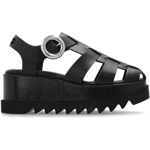 Stella McCartney, Dames, Schoenen, Zwart, Maat: 38 EU Leer,