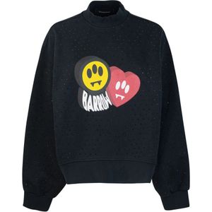 Barrow, Dames, Sweatshirts & Hoodies, Zwart, Maat: S Katoen,