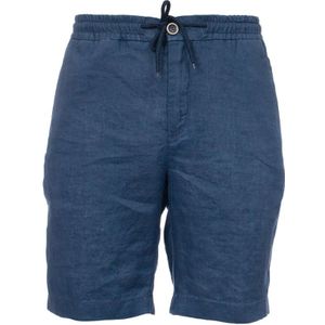 Vilebrequin, Heren, Korte broeken, Blauw, Maat: W32 Linnen,