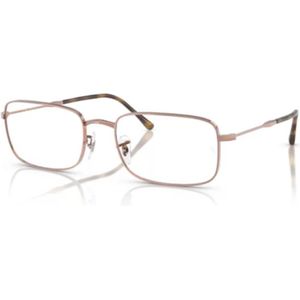 Ray-Ban - RX3746V - Bril - Bruin - Hoekig Montuur - Metaal