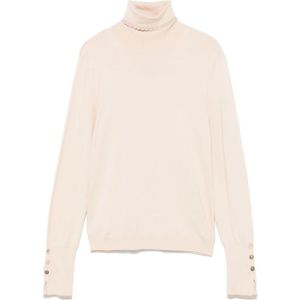 Liu Jo - Fijngebreide Coltrui - Beige - Dames