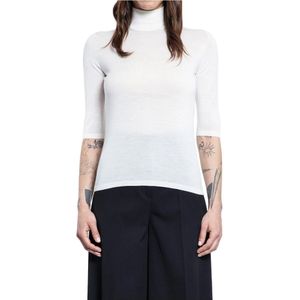 Max Mara, Dames, Truien, Wit, Maat: M Wol,