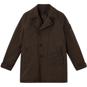 Stone Island, Heren, Jassen, Bruin, Maat: M