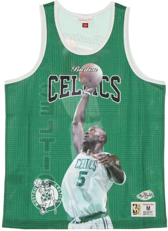 Mitchell & Ness - Boston Celtics - Sportshirt - Groen - Aansluitende Snit
