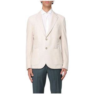 Luigi Bianchi Mantova, Heren, Jassen, Beige, Maat: L