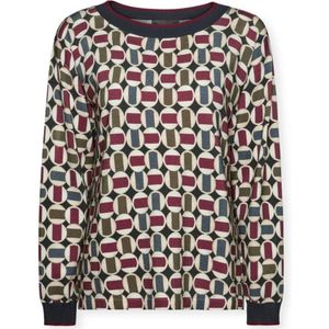 Elena Mirò, Dames, Truien, Veelkleurig, Maat: XS Nylon,