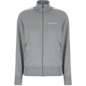 Palm Angels, Dames, Sweatshirts & Hoodies, Grijs, Maat: XS Poliester,