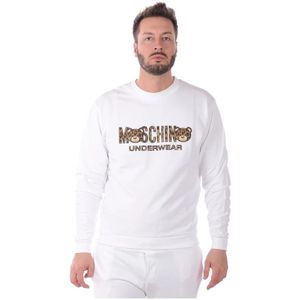 Moschino, Heren, Tops, Wit, Maat: 2XL