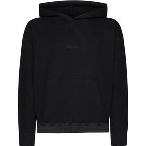 Saint Laurent, Heren, Sweatshirts & Hoodies, Zwart, Maat: L Katoen,