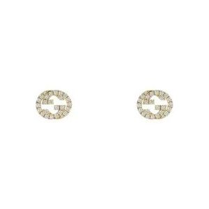 Gucci Ybd729408002 - Oorbellen van 18 kt geelgoud en diamanten , Yellow , Dames , Maat: ONE Size