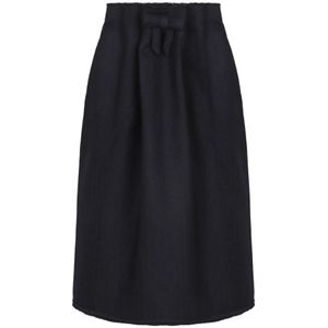 Prada, Dames, Rokken, Blauw, Maat: XS Wol,