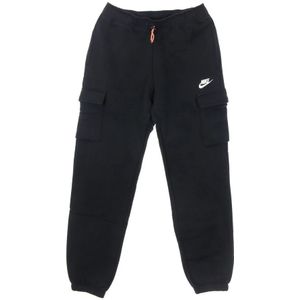 Nike, Dames, Broeken, Zwart, Maat: L Fleece,