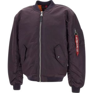 Alpha Industries, Heren, Jassen, Paars, Maat: XS Nylon,