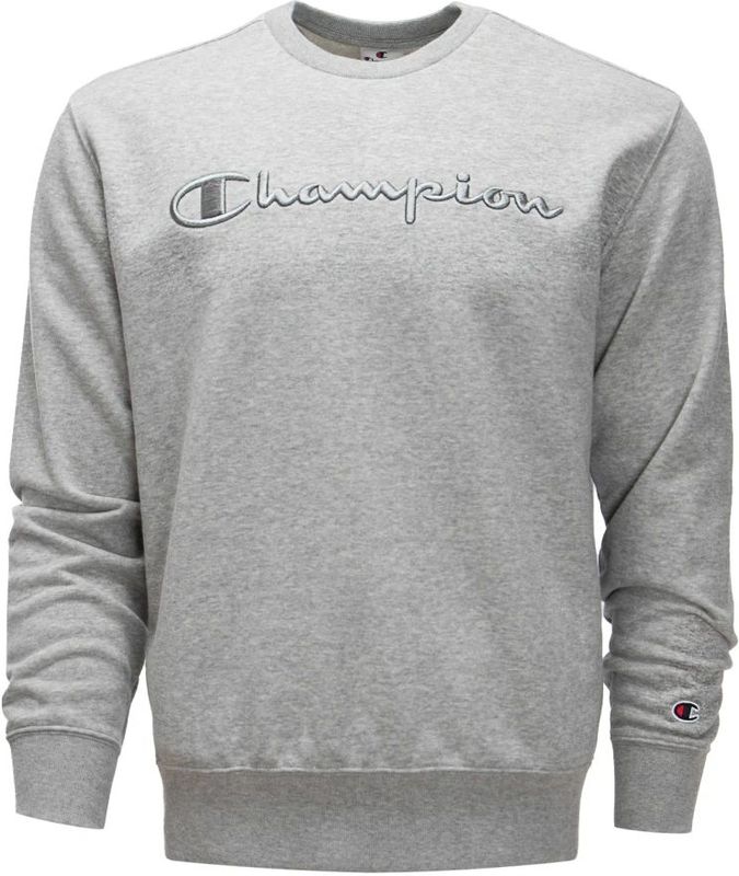Champion, Heren, Sweatshirts & Hoodies, Grijs, Maat: 2XL Katoen,