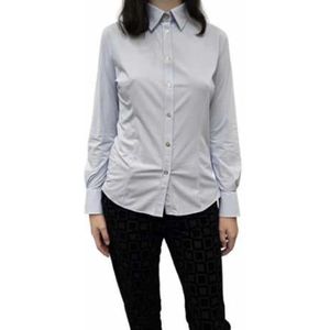 Rrd, Dames, Blouses & Shirts, Blauw, Maat: L Leer,