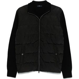 Herno, Heren, Jassen, Zwart, Maat: XL Wol,