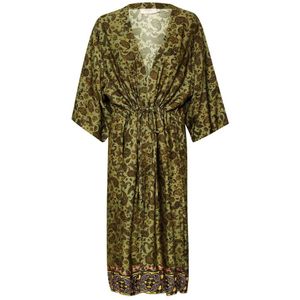 Kimono - Paisley Flower Mix - 100% Viscose - Losse Pasvorm