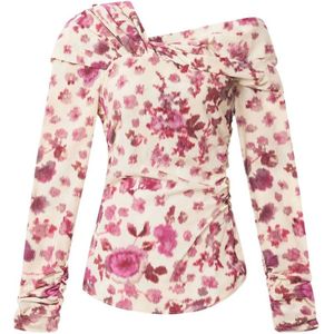 Isabel Marant, Dames, Tops, Veelkleurig, Maat: 2XS