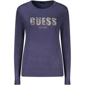 Guess - Ls Cn Reyna - Trui - Suiting Blue - Streetwear - Vrouwen