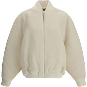Jacquemus, Dames, Jassen, Wit, Maat: 2XS Wol,