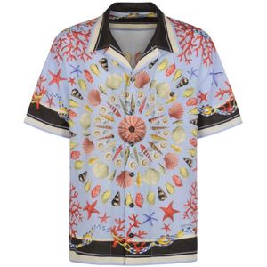 Dolce & Gabbana, Heren, Overhemden, Veelkleurig, Maat: M Linnen,