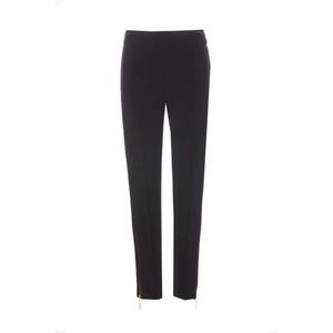 Elisabetta Franchi, Dames, Broeken, Zwart, Maat: M
