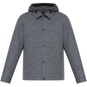 Woolrich, Heren, Jassen, Grijs, Maat: L Katoen,