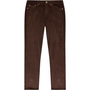 Brooks Brothers, Dames, Broeken, Bruin, Maat: W24 Katoen,