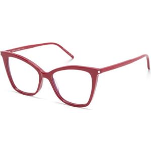 Saint Laurent, Dames, Accessoires, Rood, Maat: 55 MM