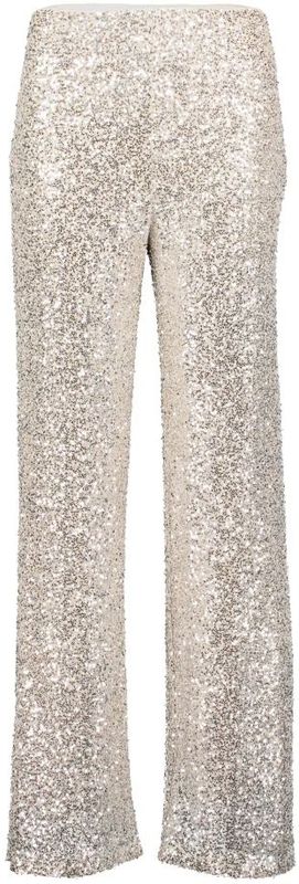 Betty & Co, Dames, Broeken, Wit, Maat: S Leer,