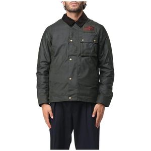 Barbour, Heren, Jassen, Groen, Maat: XL Katoen,