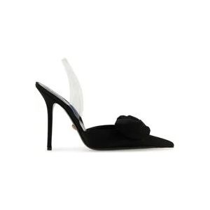 Versace Satin Alia Pumps , Black , Dames , Maat: 38 EU