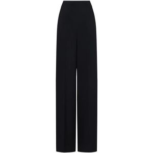 Emporio Armani, Dames, Broeken, Blauw, Maat: L Viscose,