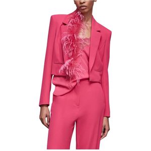 Patrizia Pepe, Dames, Jassen, Roze, Maat: XS