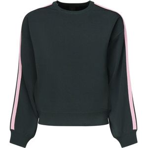 Pinko, Dames, Sweatshirts & Hoodies, Groen, Maat: L Fleece,