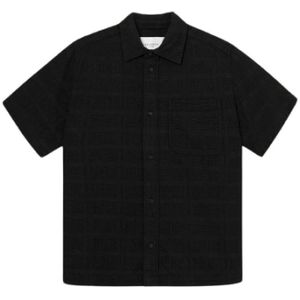 Les Deux, Heren, Overhemden, Zwart, Maat: XS Katoen,