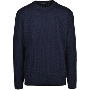 Zanone, Heren, Truien, Blauw, Maat: 2XL Wol,