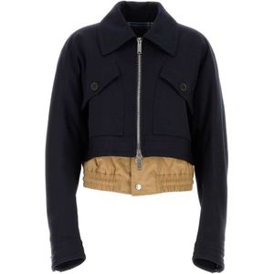 Dsquared2, Dames, Jassen, Blauw, Maat: XS Wol,