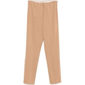 Le Tricot Perugia, Dames, Broeken, Bruin, Maat: M Viscose,