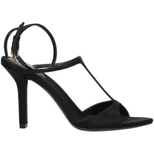 Givenchy, Dames, Schoenen, Zwart, Maat: 41 EU Satijn,