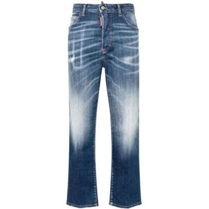 Dsquared2, Dames, Jeans, Blauw, Maat: 4XS Katoen,