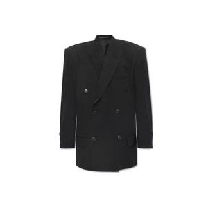 Balenciaga Oversized double-breasted blazer , Black , Dames , Maat: M